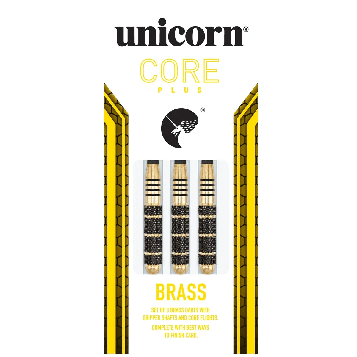 Unicorn Unicorn Core Plus Brass 21g Darts 2 Unicorn Unicorn Core Plus Brass 21g Darts - Image 2