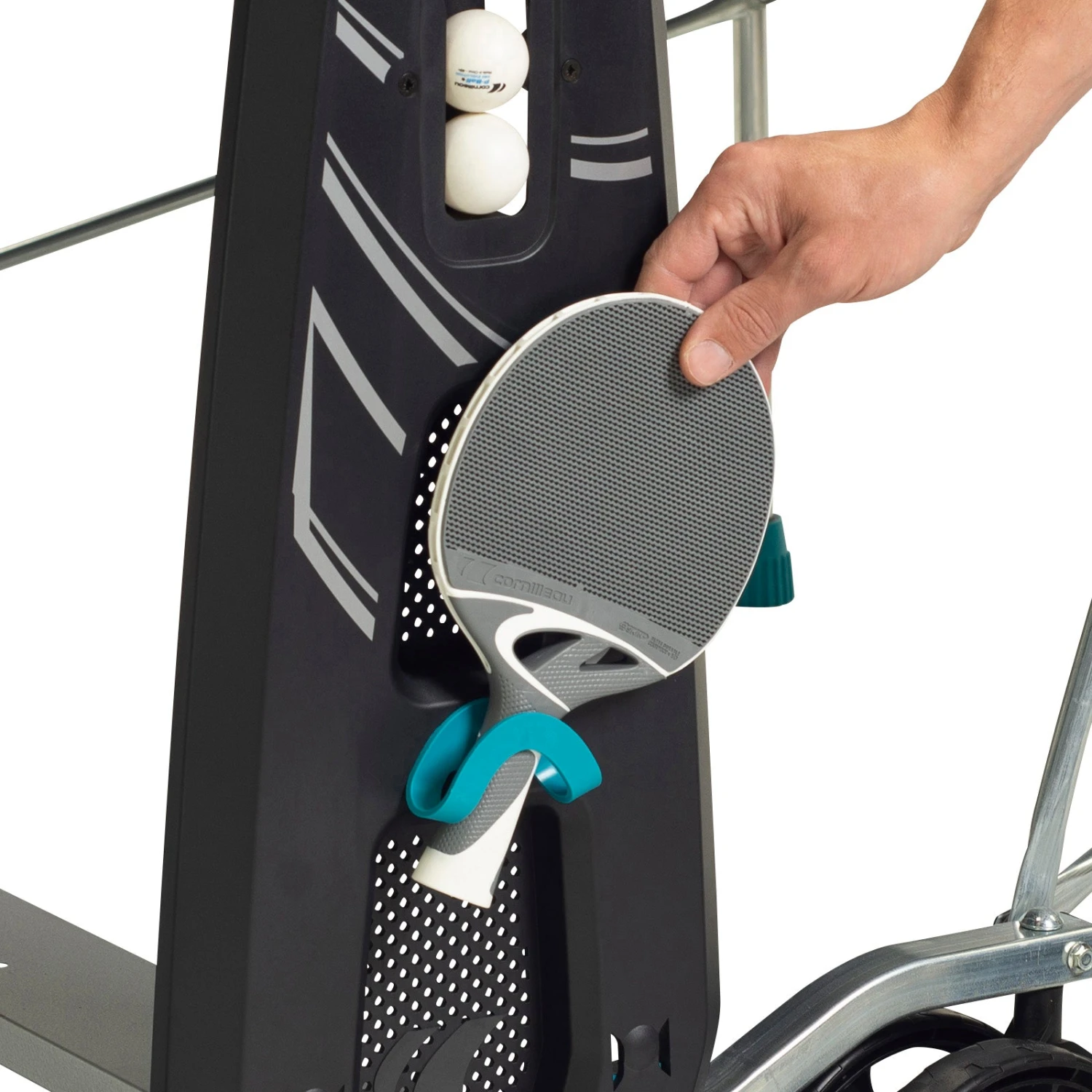 Cornilleau Cornilleau 100X Sport Grey Outdoor Table Tennis Table 4 Cornilleau Cornilleau 100X Sport Grey Outdoor Table Tennis Table - Image 4