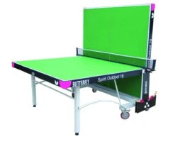 Butterfly Butterfly Spirit 18 Green Outdoor Rollaway Table Tennis Table -SNOOKER - POOL Store 1300548GR Spirit 18 Outdoor PB