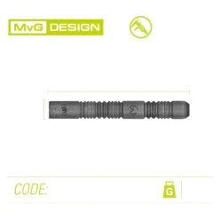 Winmau Winmau MvG Michael Van Gerwen Exact 21.5g Darts -SNOOKER - POOL Store 1468 MvG Exact 21.5g Steeltip Image 4