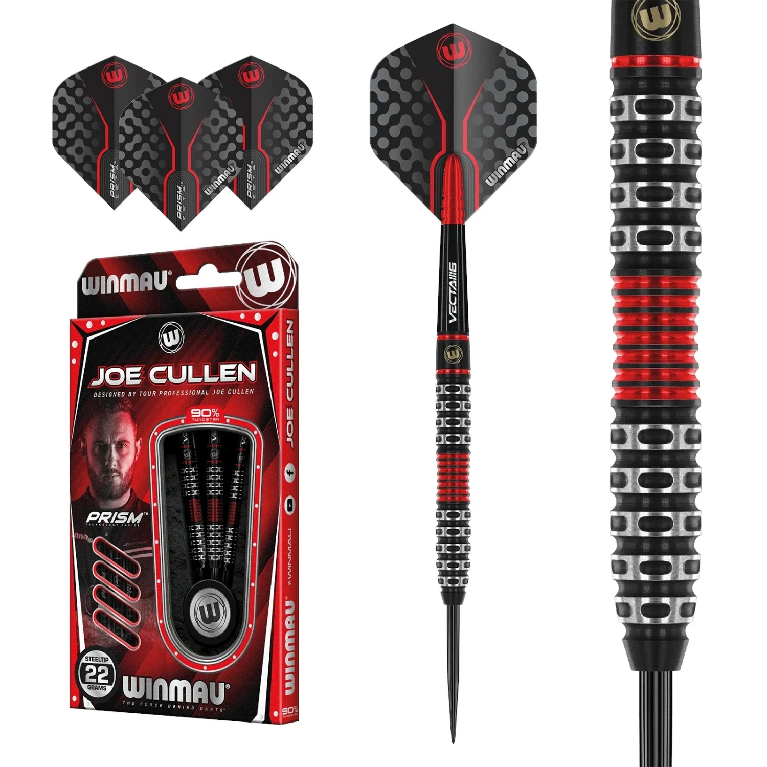 Winmau Winmau Joe Cullen 22g Special Edition Darts 2 Winmau Winmau Joe Cullen 22g Special Edition Darts - Image 2