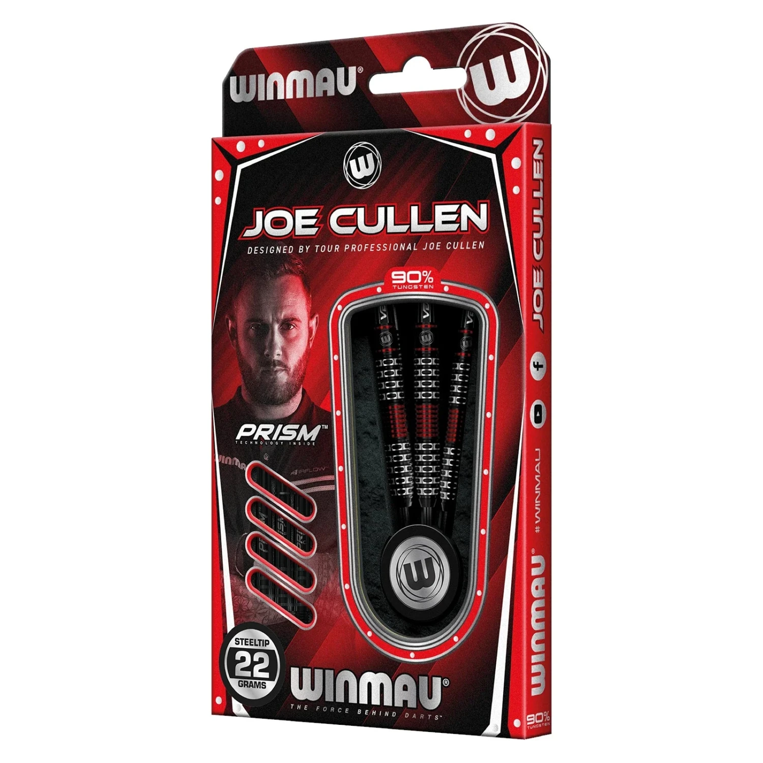 Winmau Winmau Joe Cullen 22g Special Edition Darts 3 Winmau Winmau Joe Cullen 22g Special Edition Darts - Image 3