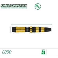 Winmau Winmau Simon Whitlock Onyx AU 23g Darts 9 Winmau Winmau Simon Whitlock Onyx AU 23g Darts -SNOOKER - POOL Store 1471 Simon Whitlock 23g Steeltip Image 4