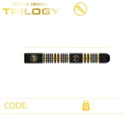 Winmau Winmau MvG Michael Van Gerwen Trilogy 24g Darts -SNOOKER - POOL Store 1481 MVG Trilogy 23g Image 4 fed778b6 12c0 4206 9009 5a9a22fc4b7d