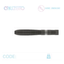 Winmau Winmau Callisto 90% Tungsten Darts 24g -SNOOKER - POOL Store 152424gCallisto 3