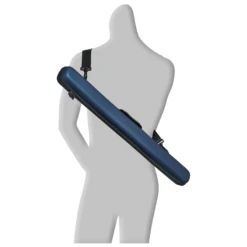 Powerglide PowerGlide Svartur Metallic Blue 2 Piece Snooker Cue Case -SNOOKER - POOL Store 2 piece case blue mannequin rt