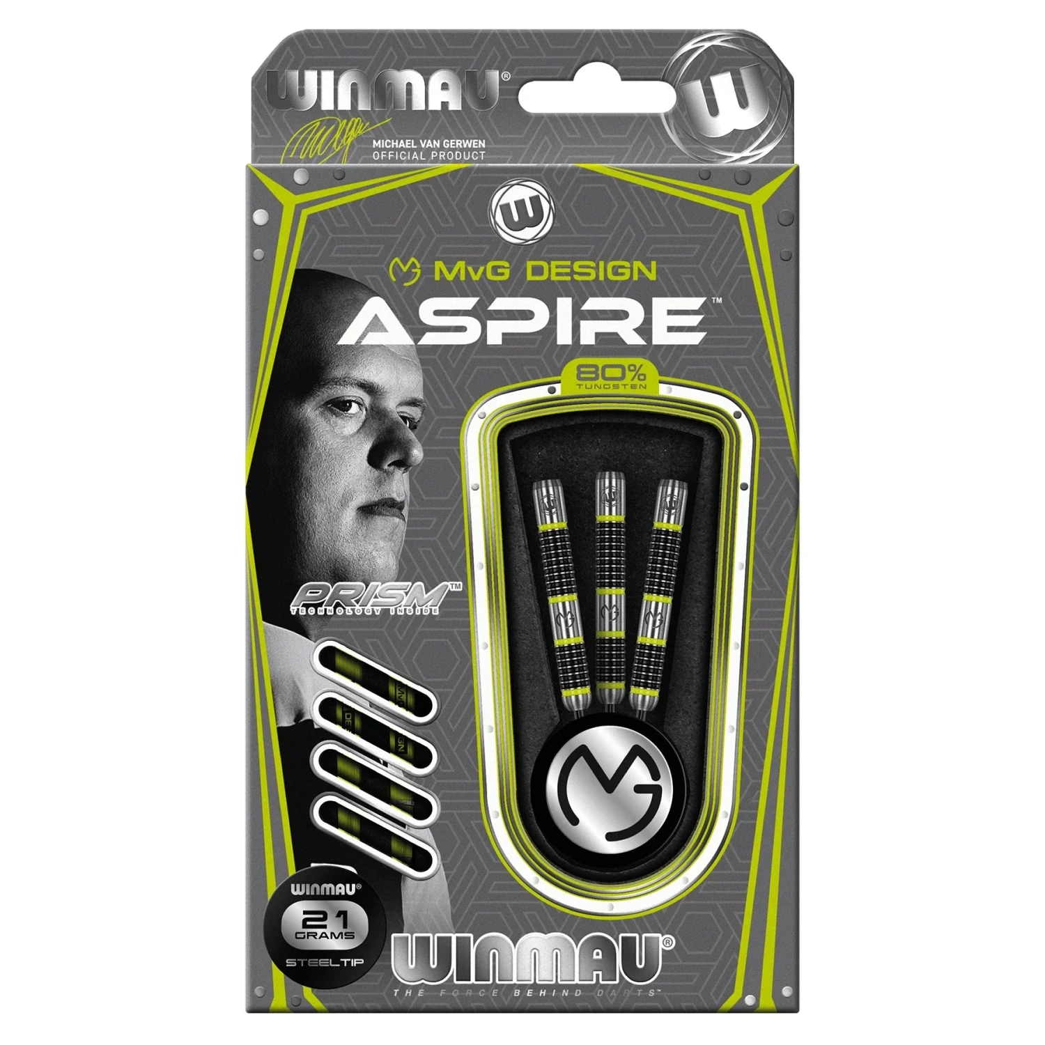 Winmau Winmau MvG Michael Van Gerwen Aspire 26g Darts 2 Winmau Winmau MvG Michael Van Gerwen Aspire 26g Darts - Image 2