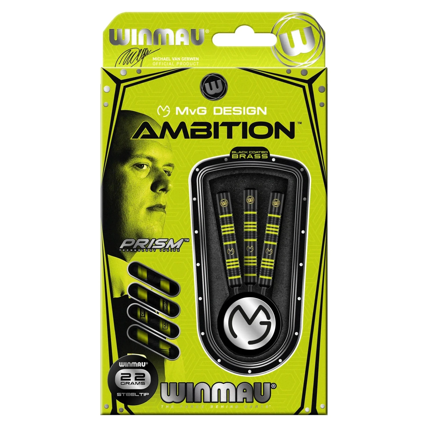 Winmau Winmau MvG Michael Van Gerwen Ambition 22g Darts 2 Winmau Winmau MvG Michael Van Gerwen Ambition 22g Darts - Image 2