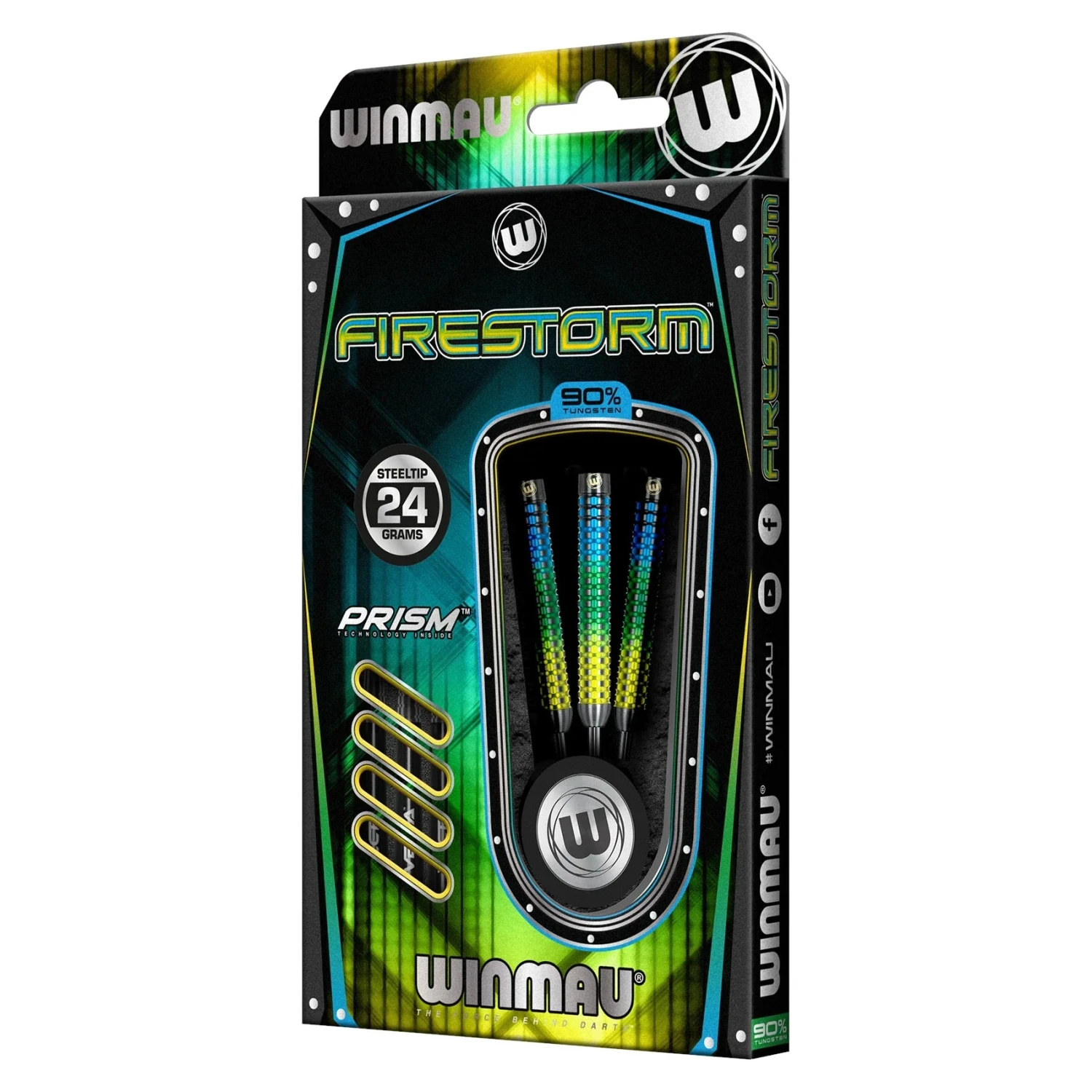 Winmau Winmau Firestorm 26g Darts 2 Winmau Winmau Firestorm 26g Darts - Image 2