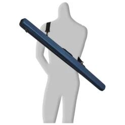 Powerglide PowerGlide Svartur Metallic Blue ¾ Snooker Cue Case -SNOOKER - POOL Store 3.4 powerglide svartur case metallic blue mannequin rt