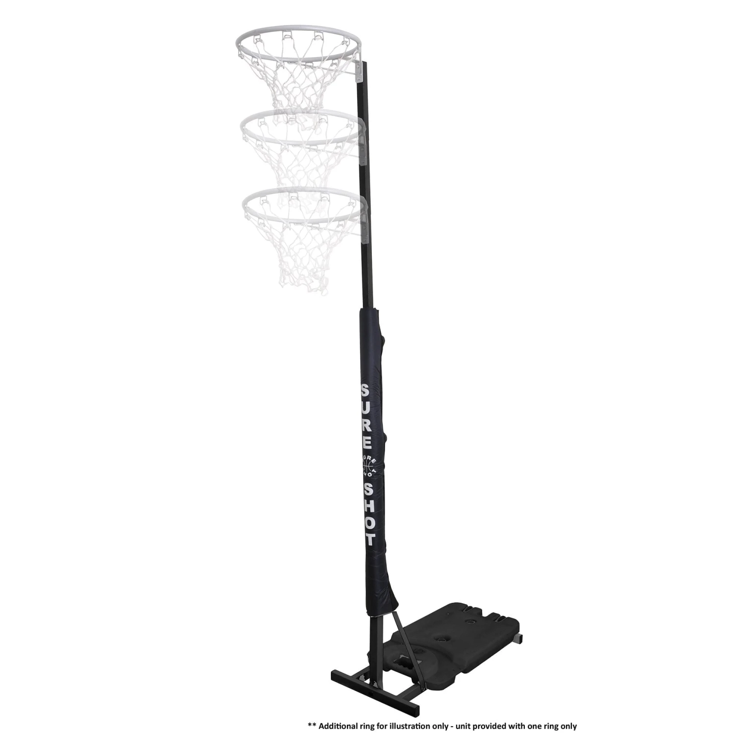 Sure Shot Sure Shot Easiplay Junior Black Netball Unit 1 Sure Shot Sure Shot Easiplay Junior Black Netball Unit