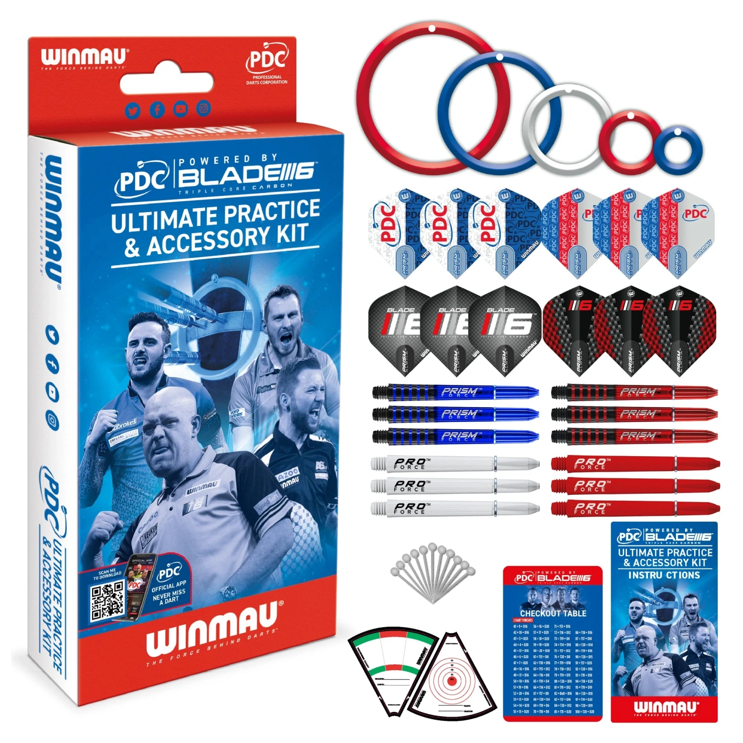 Winmau Winmau PDC Ultimate Practice & Accessory Kit 1 Winmau Winmau PDC Ultimate Practice & Accessory Kit
