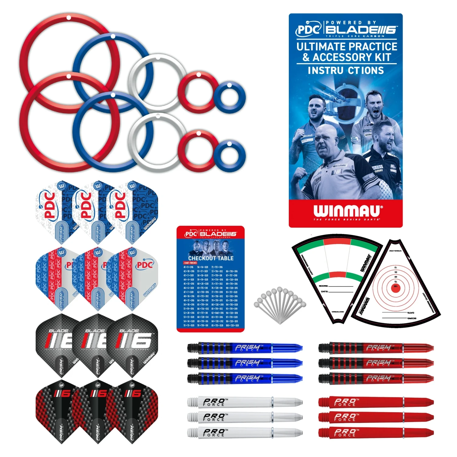 Winmau Winmau PDC Ultimate Practice & Accessory Kit 2 Winmau Winmau PDC Ultimate Practice & Accessory Kit - Image 2