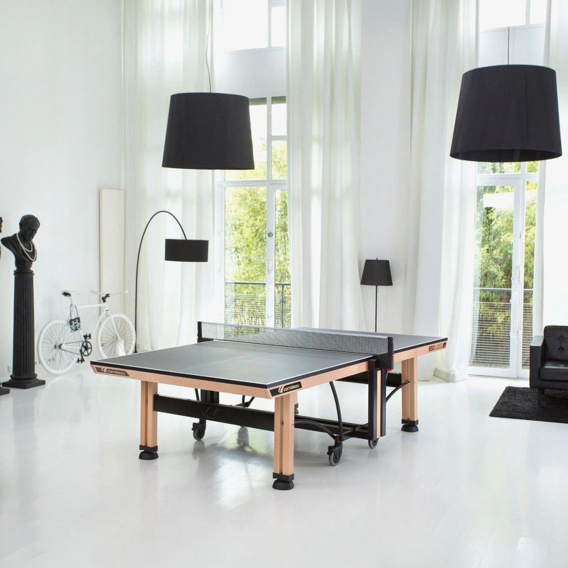 Cornilleau Cornilleau 850-W Competition Wood Grey Indoor Table Tennis Table 6 Cornilleau Cornilleau 850-W Competition Wood Grey Indoor Table Tennis Table - Image 6