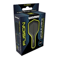 Winmau Winmau Fusion Integrated Flight & Shaft Solid Black -SNOOKER - POOL Store 8777FusionIntegratedFlight ShaftShortBlack4