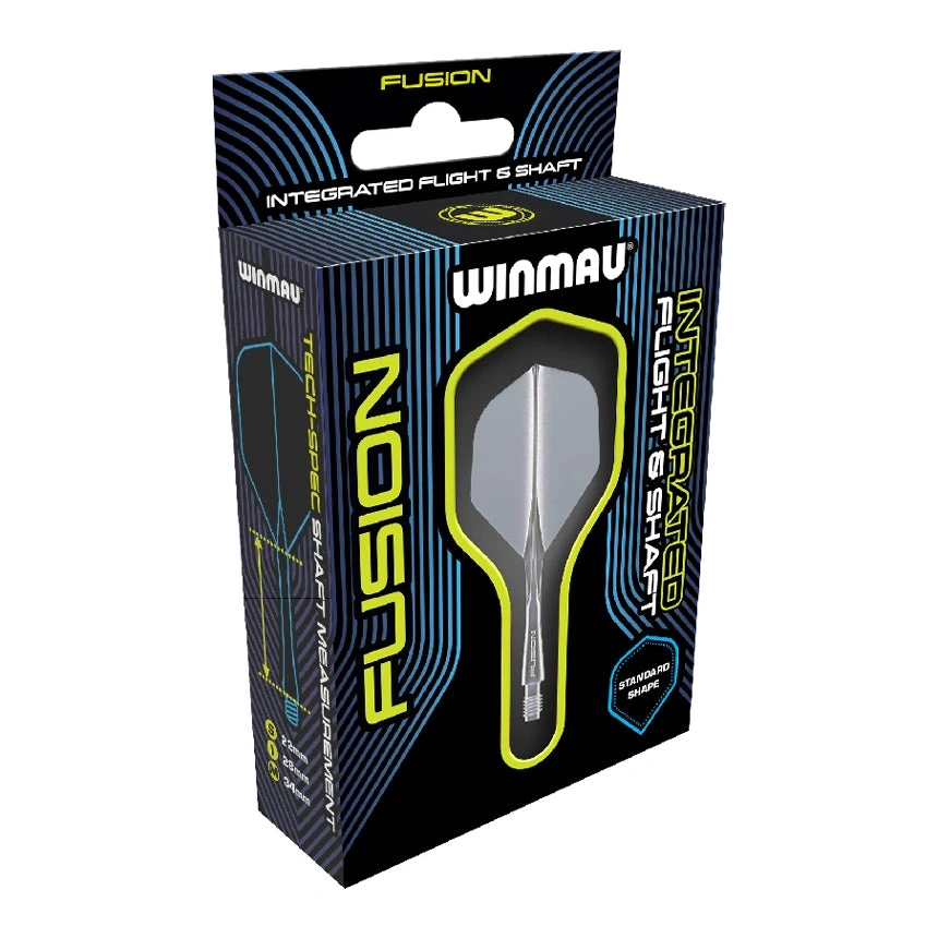 Winmau Winmau Fusion Integrated Flight & Shaft Grey Smoke 4 Winmau Winmau Fusion Integrated Flight & Shaft Grey Smoke - Image 4