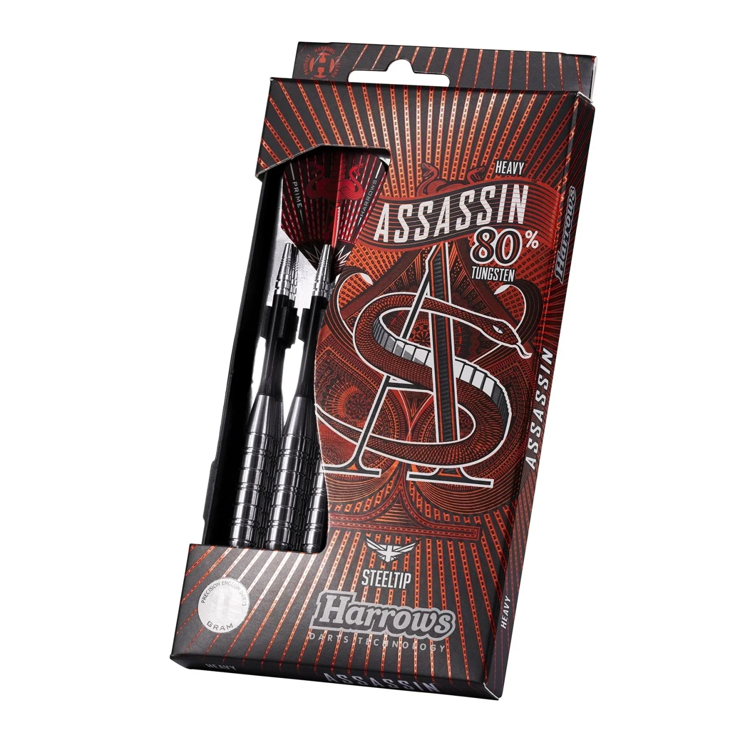 Harrows Harrows Assassin 36gR Steel Tip Darts 2 Harrows Harrows Assassin 36gR Steel Tip Darts - Image 2
