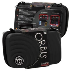 Bull's Bulls Orbis XL Darts Hard Case -SNOOKER - POOL Store BULL SORBISXLDartcaseblack d