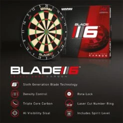 Winmau Winmau Blade 6 Triple Core Dartboard -SNOOKER - POOL Store Blade6TC PDC Image 7