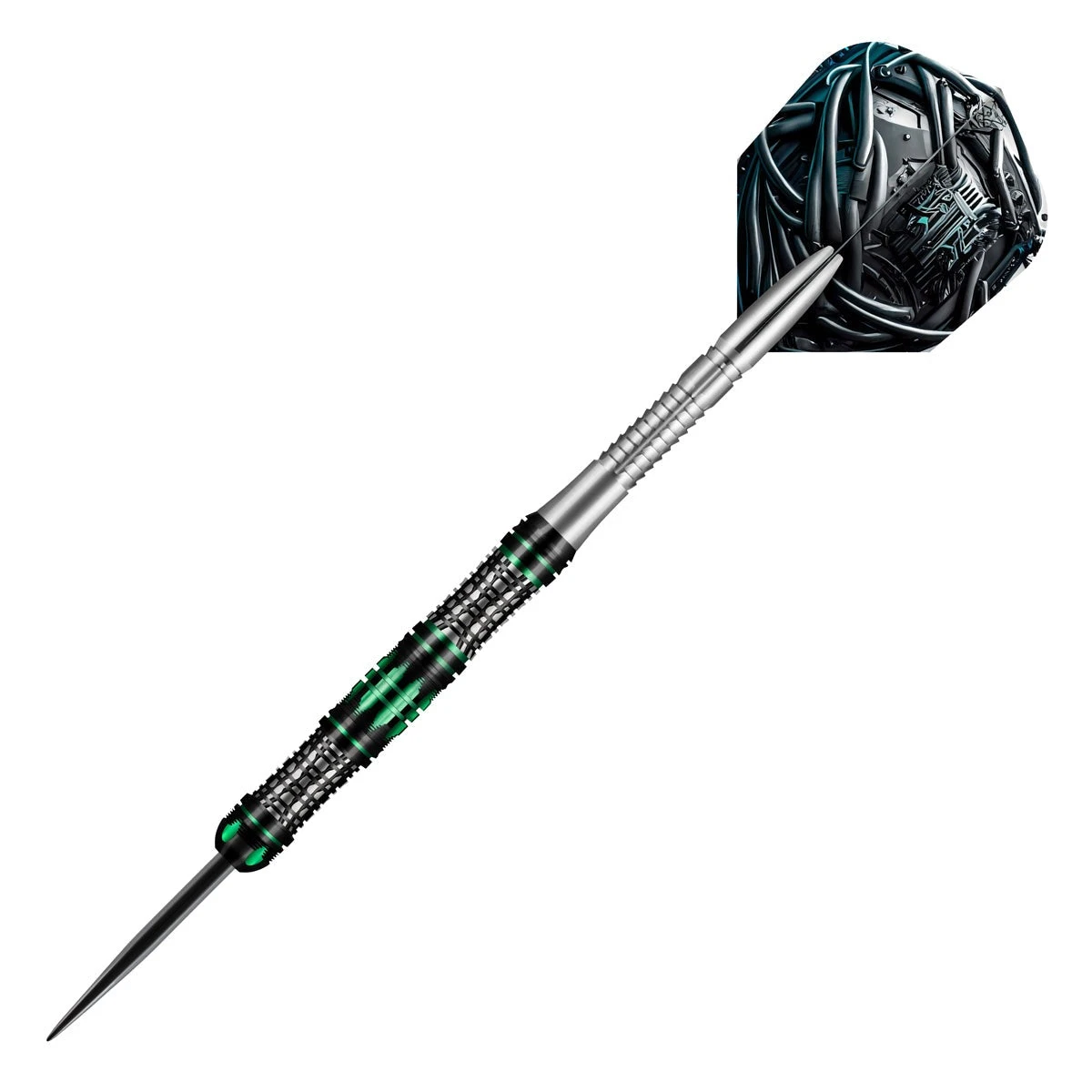 Shot Shot AI Cyberpunk Steel Tip Dart Set 90% Tungsten Barrels 25g 3 Shot Shot AI Cyberpunk Steel Tip Dart Set 90% Tungsten Barrels 25g - Image 3