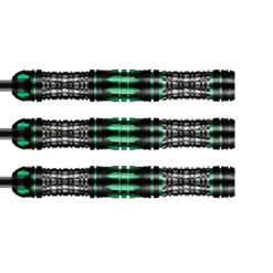 Shot Shot AI Cyberpunk Steel Tip Dart Set 90% Tungsten Barrels 25g 8 Shot Shot AI Cyberpunk Steel Tip Dart Set 90% Tungsten Barrels 25g -SNOOKER - POOL Store CYBST barrels