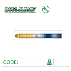 Winmau Winmau Daryl Gurney SC 1.0 Series 90% Tungsten Steel Tip Darts 23g 8 Winmau Winmau Daryl Gurney SC 1.0 Series 90% Tungsten Steel Tip Darts 23g -SNOOKER - POOL Store DarylGurneySC1 3