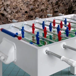 FAS FAS Florence White Football Table -SNOOKER - POOL Store FidoBianco Cuepower Cat