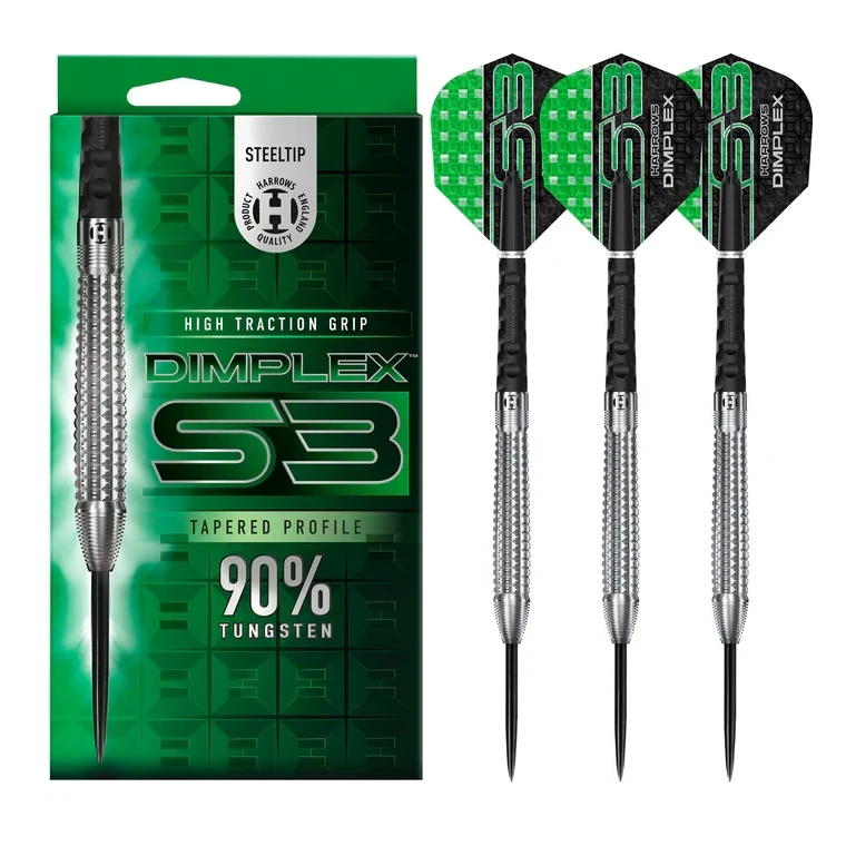 Harrows Harrows Dimplex S3 Tapered 90% Steel Darts 26g 5 Harrows Harrows Dimplex S3 Tapered 90% Steel Darts 26g - Image 5