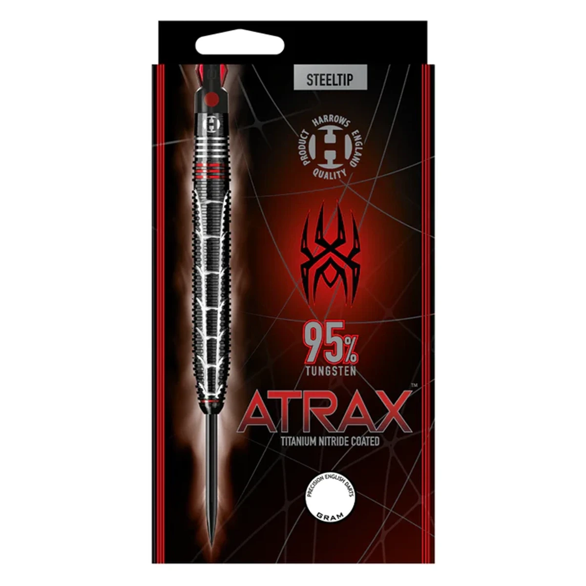 Harrows Harrows Atrax 95% Tungsten Darts 21g 2 Harrows Harrows Atrax 95% Tungsten Darts 21g - Image 2
