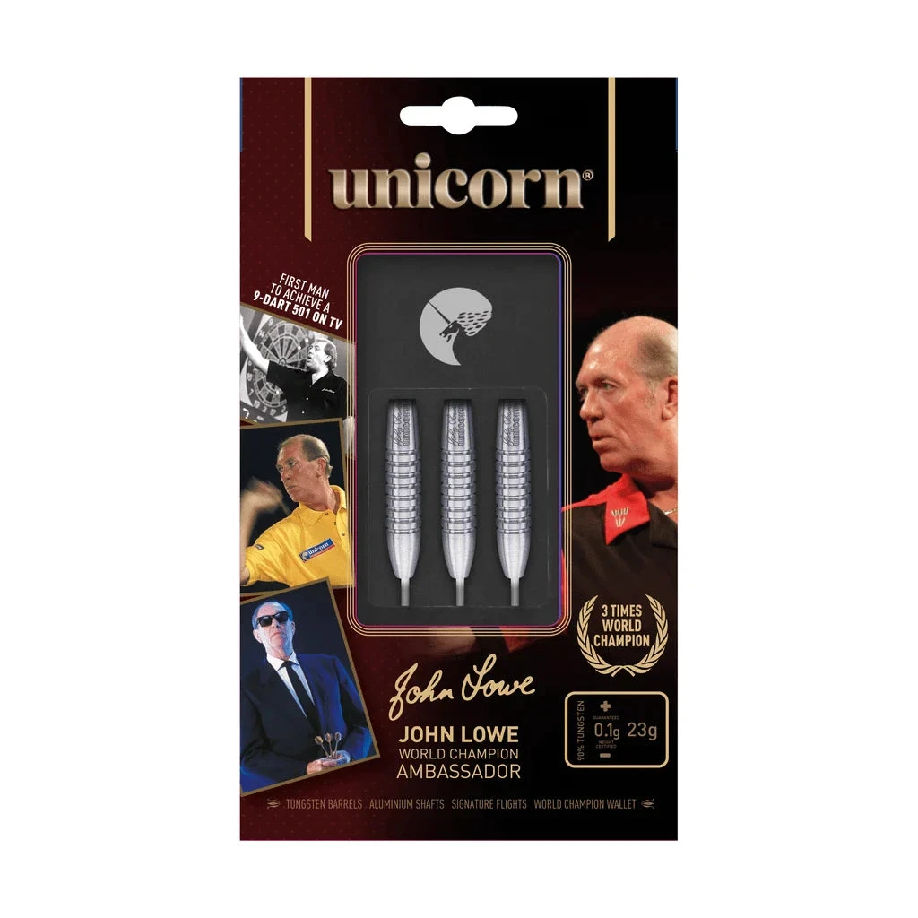 Unicorn Unicorn John Lowe 23g World Champion Tungsten Darts 3 Unicorn Unicorn John Lowe 23g World Champion Tungsten Darts - Image 3