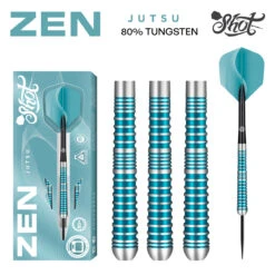 Shot Shot Zen Jutsu 2.0 25gm 80% Tungsten Steel Tip Darts  -SNOOKER - POOL Store Jutsu 2.0 ST Full Set 3c455f99 d443 4d8d 9fa4 c5ad05df355c