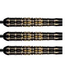Shot Shot AI Mecha Steel Tip Dart Set 90% Tungsten Barrels 25g 8 Shot Shot AI Mecha Steel Tip Dart Set 90% Tungsten Barrels 25g -SNOOKER - POOL Store MECST barrels