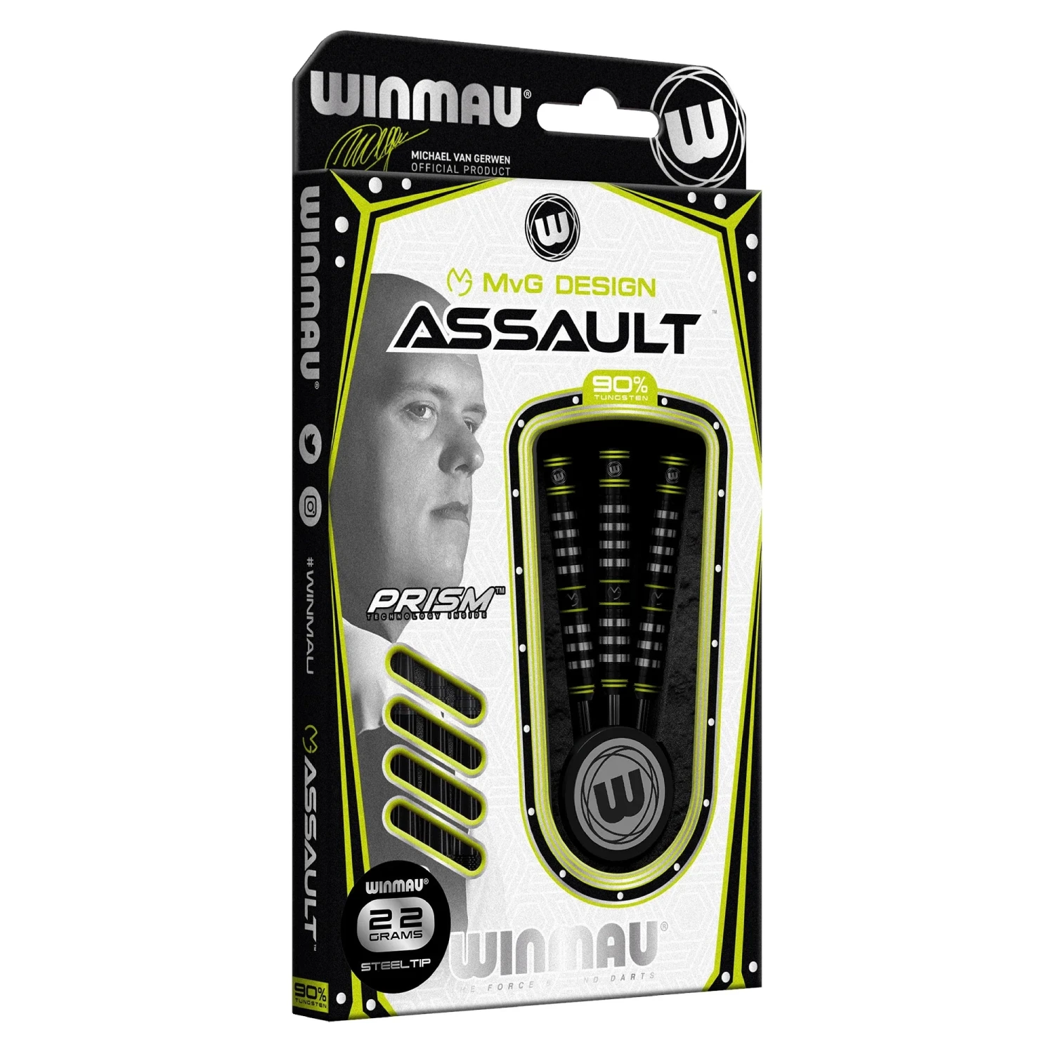 Winmau Winmau MvG Michael Van Gerwen Assault 26g Darts 4 Winmau Winmau MvG Michael Van Gerwen Assault 26g Darts - Image 4
