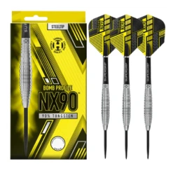 Harrows Harrows NX90 Bomb 90% Steel Tip Darts 25g 10 Harrows Harrows NX90 Bomb 90% Steel Tip Darts 25g -SNOOKER - POOL Store NX90 Bomb Steel Image 1 1