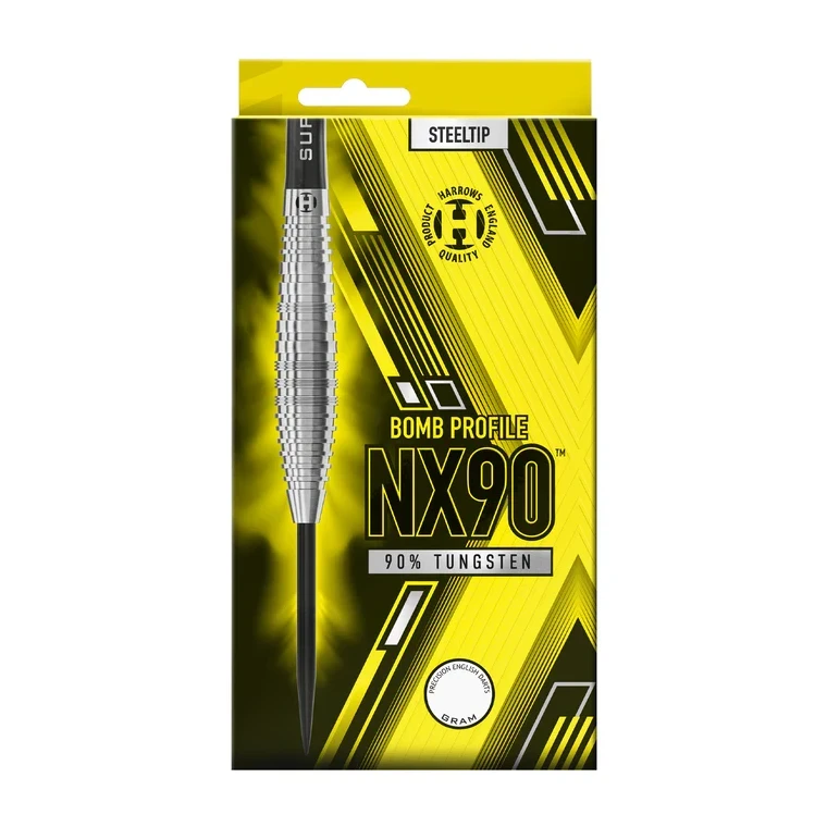 Harrows Harrows NX90 Bomb 90% Steel Tip Darts 25g 6 Harrows Harrows NX90 Bomb 90% Steel Tip Darts 25g - Image 6