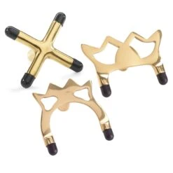CueCraft Brass Cross Rest Low Spider Rest And High Spider Rest