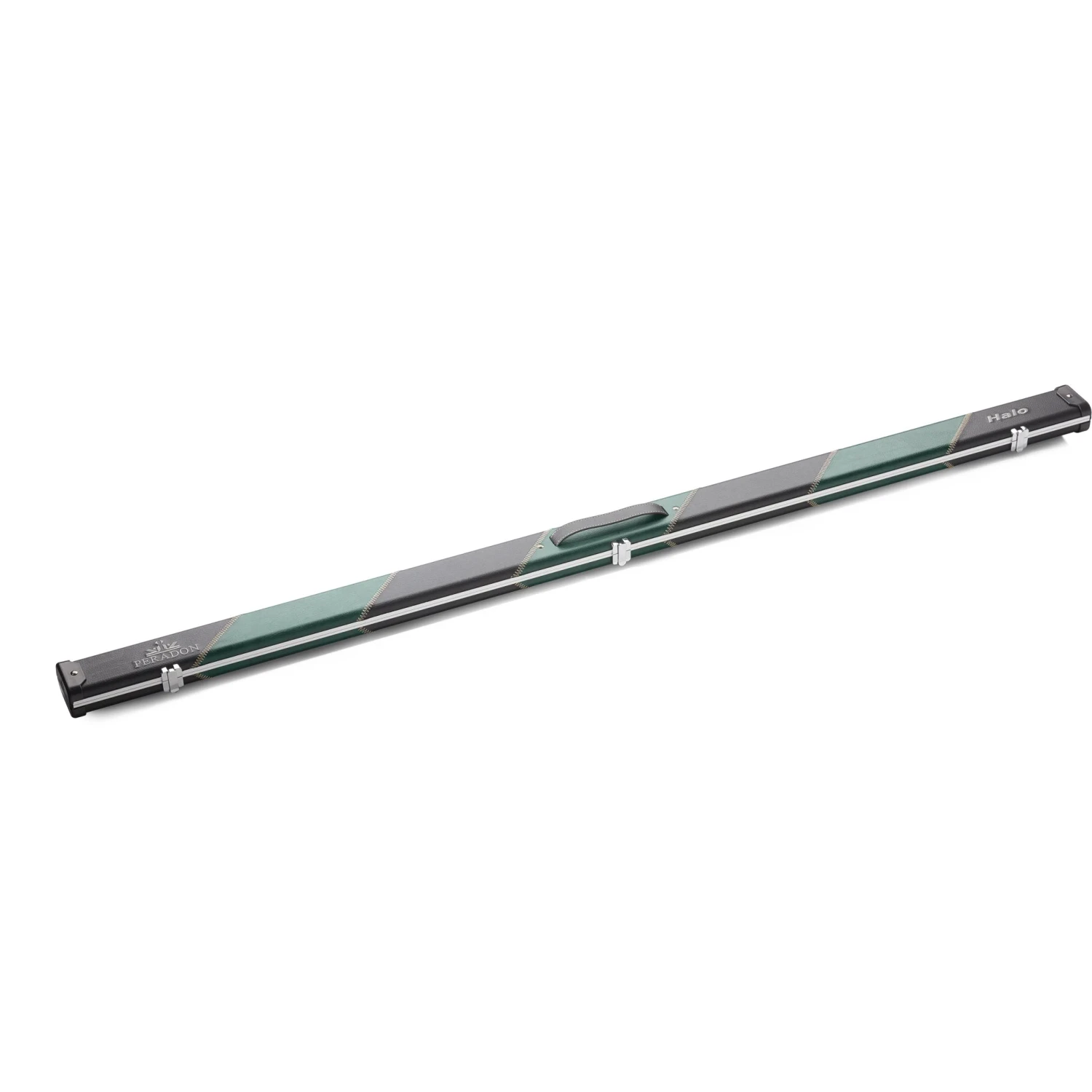 Peradon Peradon Halo 1 Piece Snooker Black Green Stripe Wide Cue Case 1 Peradon Peradon Halo 1 Piece Snooker Black Green Stripe Wide Cue Case