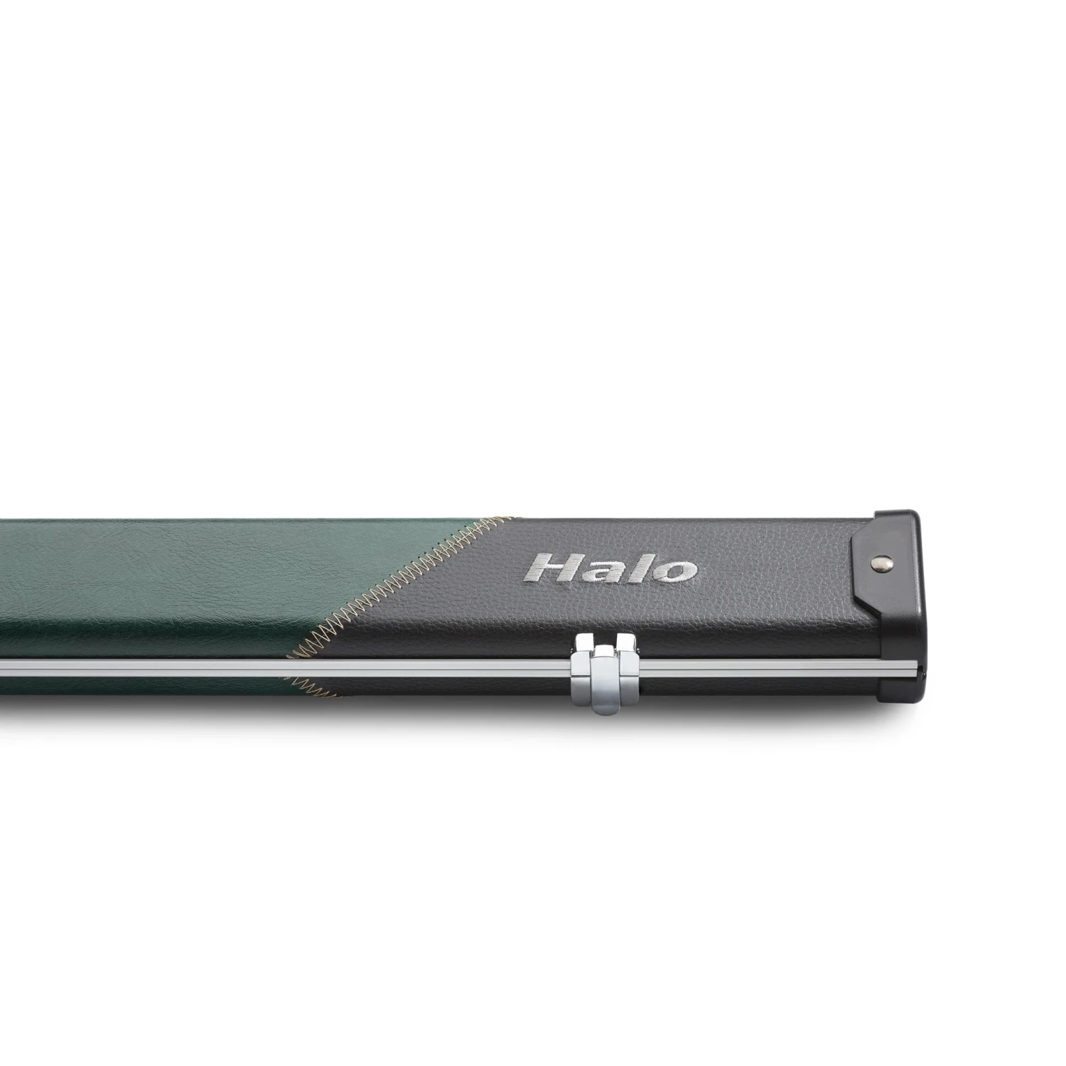 Peradon Peradon Halo 1 Piece Snooker Black Green Stripe Wide Cue Case 2 Peradon Peradon Halo 1 Piece Snooker Black Green Stripe Wide Cue Case - Image 2