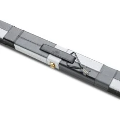 Peradon Peradon Wide Black Grey Block Leather Snooker Cue Case For 1 Piece Cues 5 Peradon Peradon Wide Black Grey Block Leather Snooker Cue Case For 1 Piece Cues -SNOOKER - POOL Store S2596 BLAGRY BLO CLOSE UP