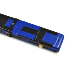 Peradon Peradon Leather Black Blue Patchwork Snooker Cue Case For 3/4 Jointed Cues