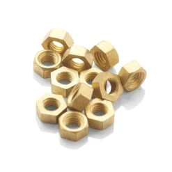 Peradon Lock Nuts Brass M5 Thread