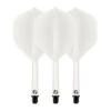Shot Shot Flight Deck - One Piece Dart Flight And Shaft System White