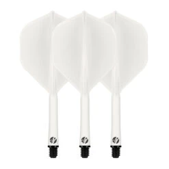 Shot Shot Flight Deck - One Piece Dart Flight And Shaft System White