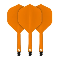 Shot Shot Flight Deck - One Piece Dart Flight And Shaft System Orange