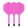 Shot Shot Flight Deck - One Piece Dart Flight And Shaft System Pink