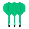 Shot Shot Flight Deck - One Piece Dart Flight And Shaft System Green