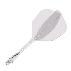 Winmau Winmau Fusion Integrated Flight & Shaft #6 - Clear