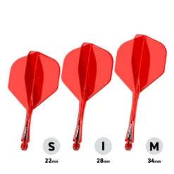 Winmau Winmau Fusion Flight & Shaft Medium #2 - Red -SNOOKER - POOL Store WinmauFusion 2Red2