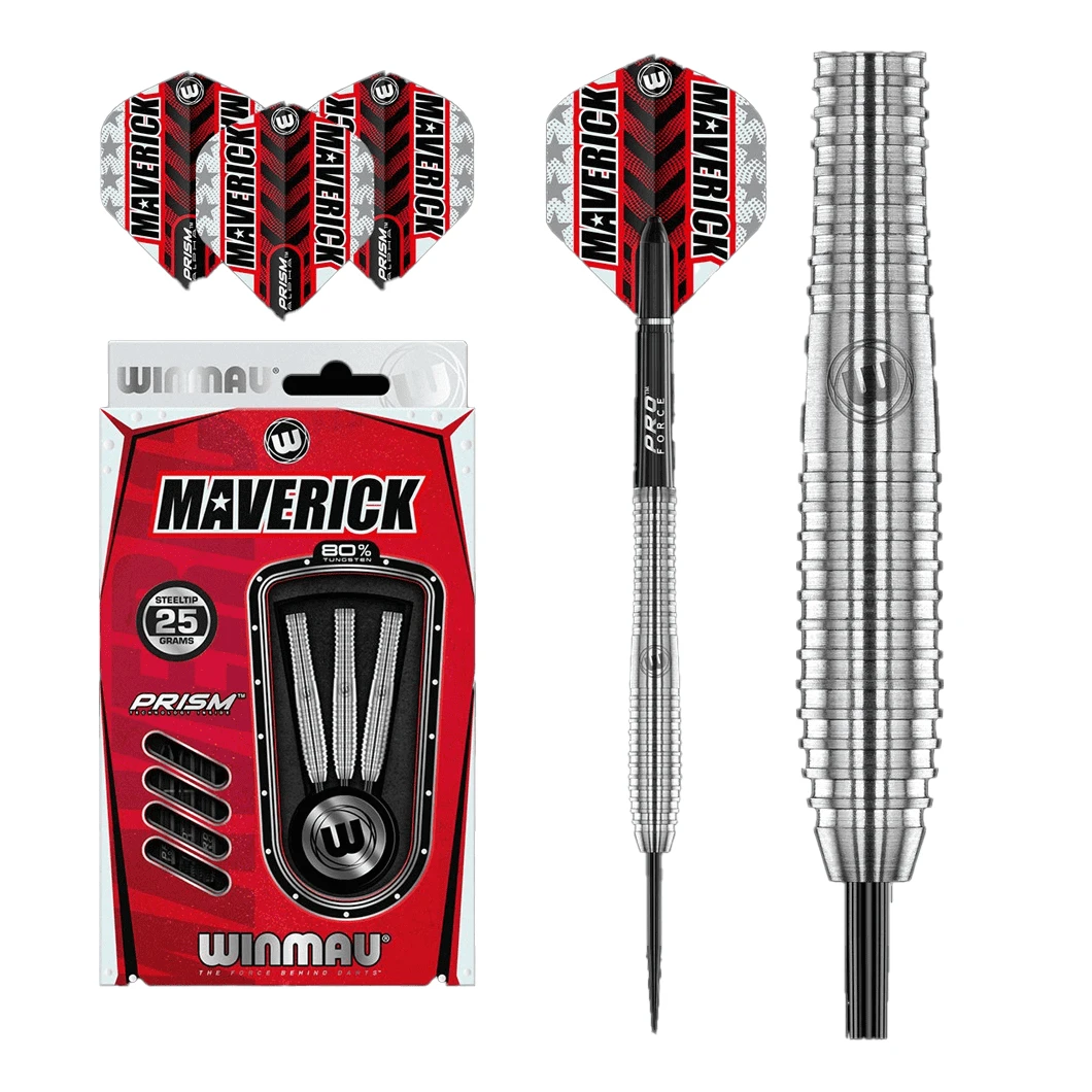 Winmau Winmau Maverick 80% Tungsten 24g Darts 2 Winmau Winmau Maverick 80% Tungsten 24g Darts - Image 2