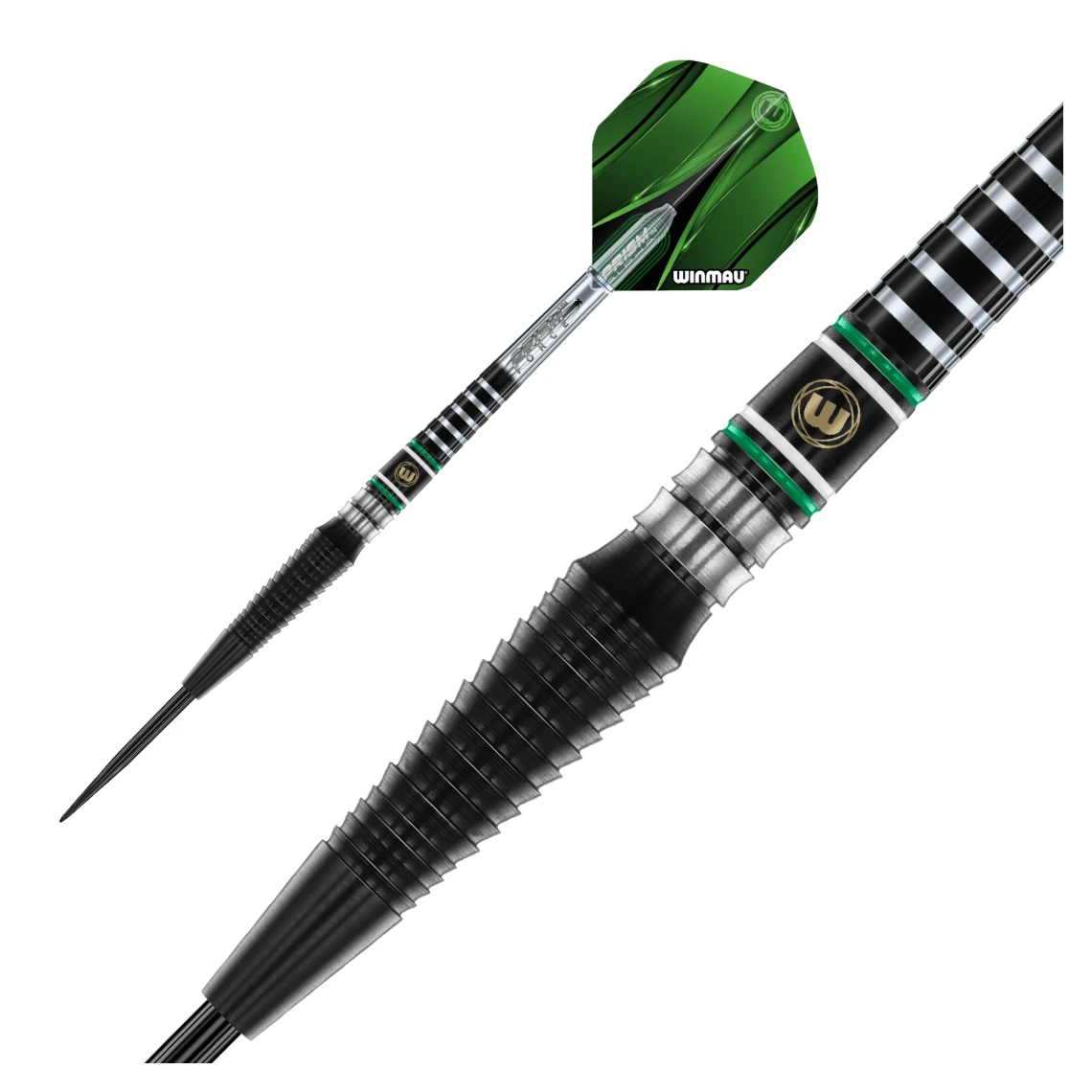 Winmau Winmau Sniper Black 90% Tungsten Steel Tip Darts 23g 2 Winmau Winmau Sniper Black 90% Tungsten Steel Tip Darts 23g - Image 2